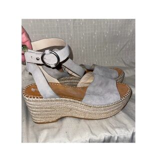 Dolce Vita Women’s Stylish Gray Espadrille Sandals